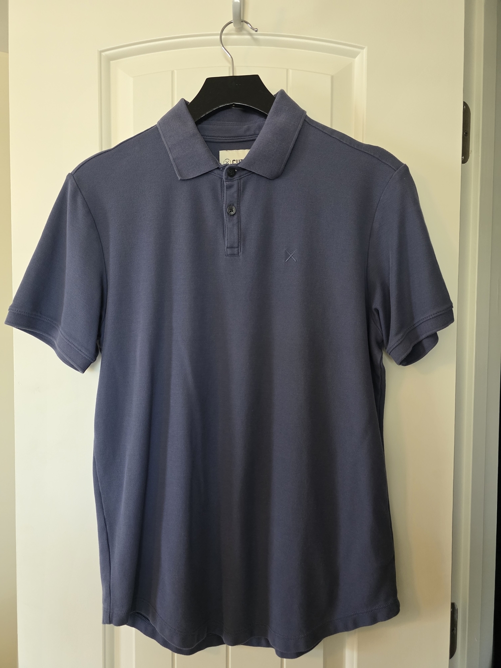 Cuts Clothing Men's Prestige Polo Curve Hem 100% Pima Cotton Shirt